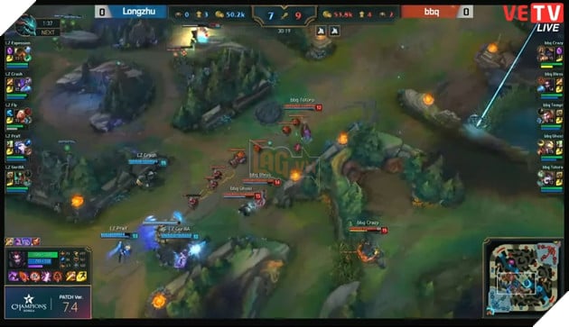  LCK BBQ Oliver vs Long Zhu Gaming - Cuộc chiến nửa dưới bảng xếp hạng 5