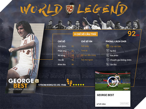 FIFA Online 3: 10 danh thủ huyền thoại vừa được lộ diện 5