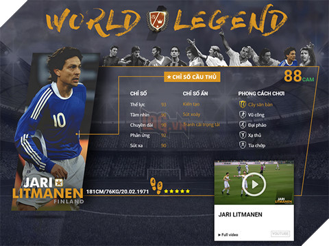 FIFA Online 3: 10 danh thủ huyền thoại vừa được lộ diện 6