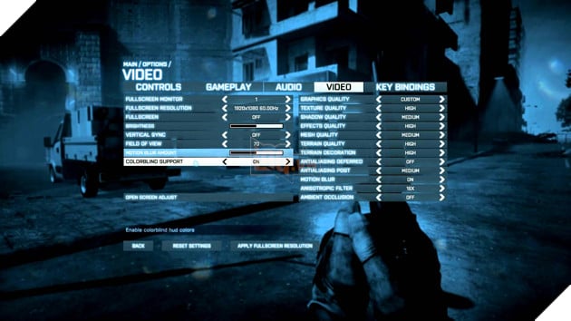 Các thuật ngữ trong Tùy Chỉnh đồ họa ở tất cả các game thường gặp