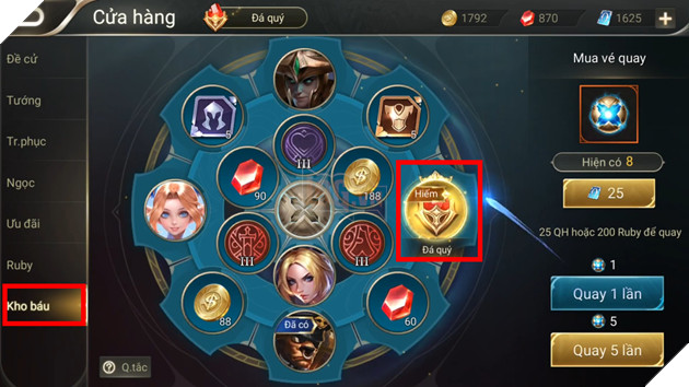 HƯỚNG DẪN SỬ DỤNG CƠ CHẾ MỚI TRONG VÒNG QUAY KHO BÁU 2