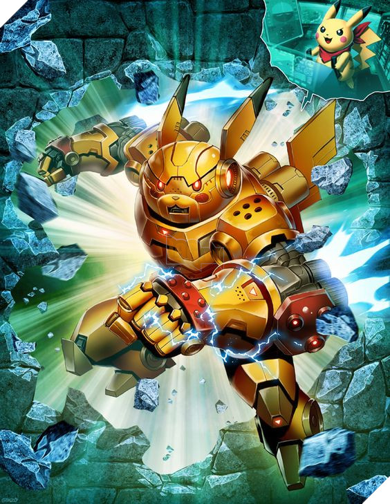 Nếu Pokemon là những cỗ máy chiến đấu, chúng sẽ có hình hài thế này đây