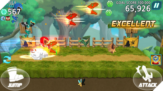 Thích 5 anh em siêu nhân thì bạn không thể bỏ qua những game miễn phí này