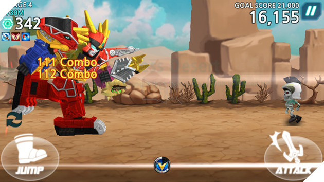 Power Rangers Dash - Trở về thơ ấu với 5 anh em siêu nhân