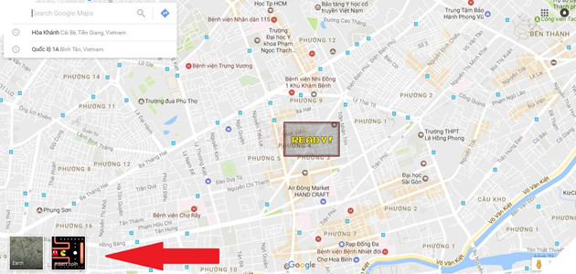 Mừng ngày Cá tháng Tư cùng Pac-Man chơi ngay trên Google Map 2