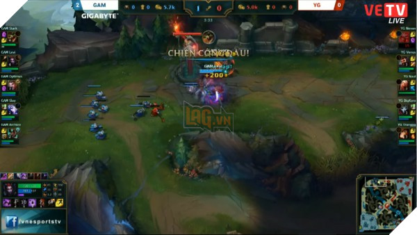 MDCS Mùa Xuân 2017: Tường thuật trận chung kết giữa Gigabyte Marines và Young Generation 14