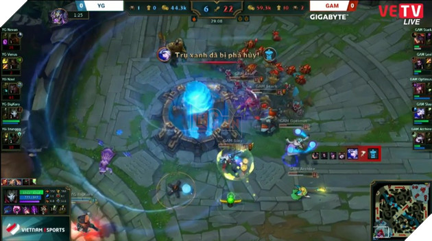 MDCS Mùa Xuân 2017: Tường thuật trận chung kết giữa Gigabyte Marines và Young Generation 8