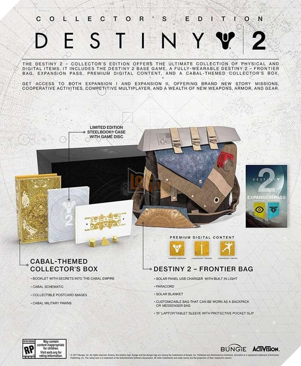 Destiny 2: Chi tiết phần thưởng đặt trước và phiên bản Collector 7