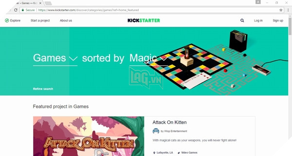 Các thông số thú vị về Kickstarter