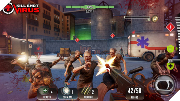 Kill Shot Virus - Thổi bay đầu Zombie bằng những phát bắn "thiện xạ"
