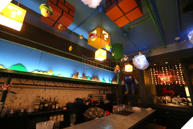 Mê mẩn với quán bar phong cách Mario, chỉ cần bước vào là sẽ quên luôn đường về