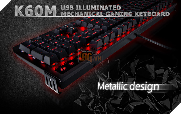 Đánh giá tổng quan bàn phím cơ I-rocks K60M Blue Cherry Switch