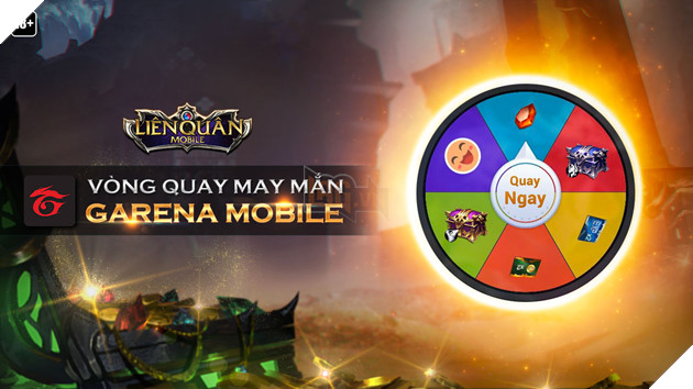 LIÊN QUÂN MOBILE RA MẮT VÒNG QUAY MAY MẮN TRÊN ỨNG DỤNG GARENA MOBILE