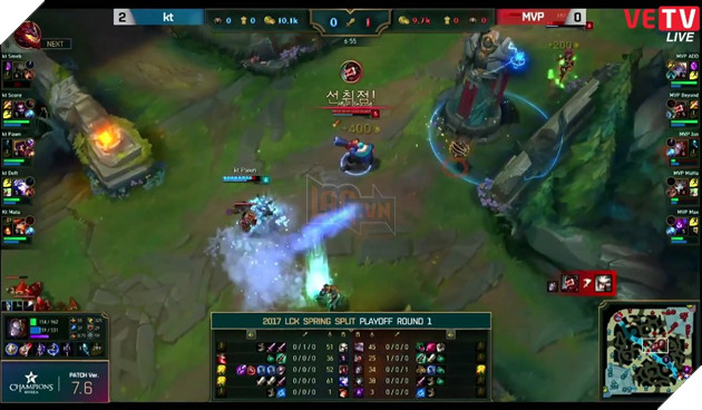  LCK Spring 2017 Phân tích trận Playoffs giữa MVP vs kt Rolster 15