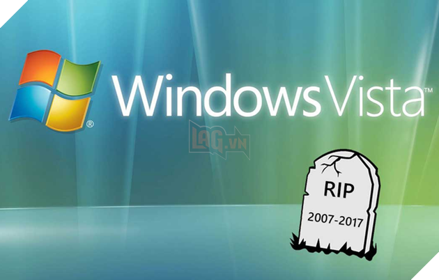 Sau Windows XP, tới lượt Vista bị “khai tử”
