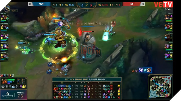  LCK Spring 2017 Phân tích trận Playoffs giữa MVP vs kt Rolster 5