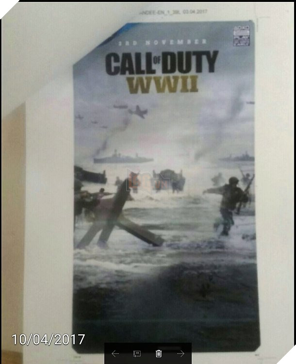 Photo of Bất ngờ xuất hiện poster được cho là của Call of Duty: WWII với thông tin mập mờ về ngày ra mắt