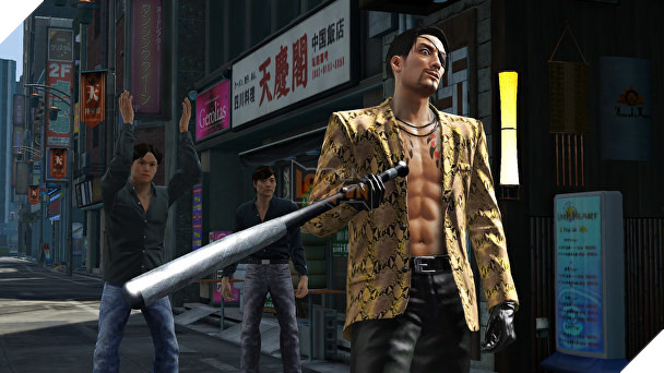 
Một hình ảnh trong phiên bản Yakuza Kiwami.

