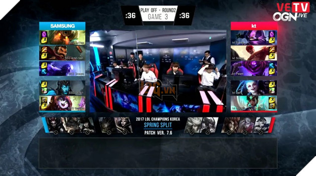 LMHT: Bán kết LCK Xuân 2017 - Samsung Galaxy vs kt Rolster 3