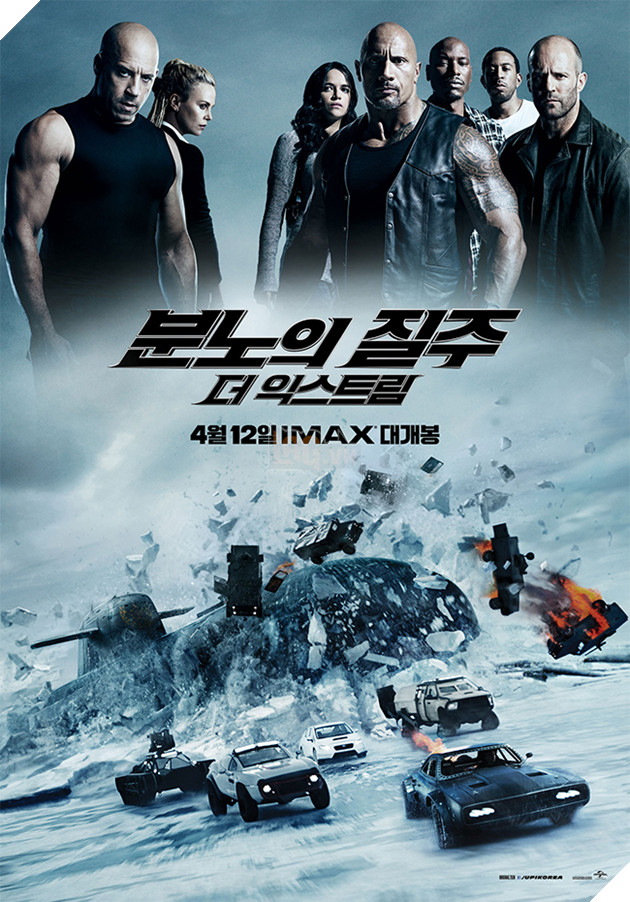 Fast and Furious 8 phá đảo phòng vé Hàn ngay tuần đầu - Ảnh 2.