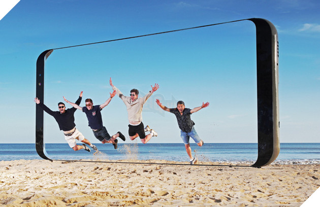Samsung chơi trội dựng hẳn biển quảng cáo hình Galaxy S8 dài tới 7 mét - Ảnh 4.