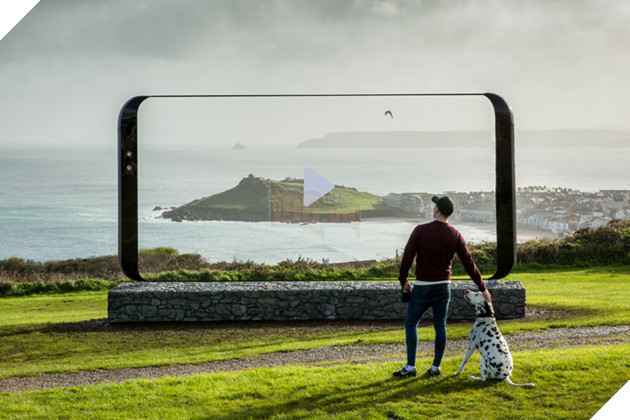 Samsung chơi trội dựng hẳn biển quảng cáo hình Galaxy S8 dài tới 7 mét - Ảnh 3.