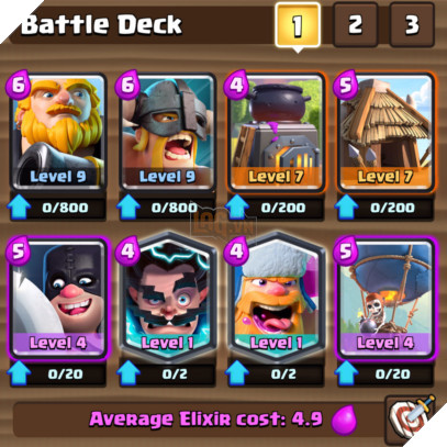 Clash Royale: Chi tiết bản cập nhật 19/04/2017 - Tiếp tục nerf E.Barbarian và Royal Giant 2