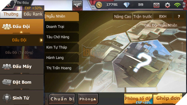 CFL PVP đấu đội 2