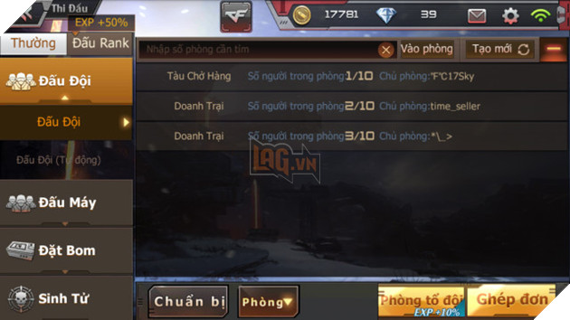 CFL PVP đấu đội 6