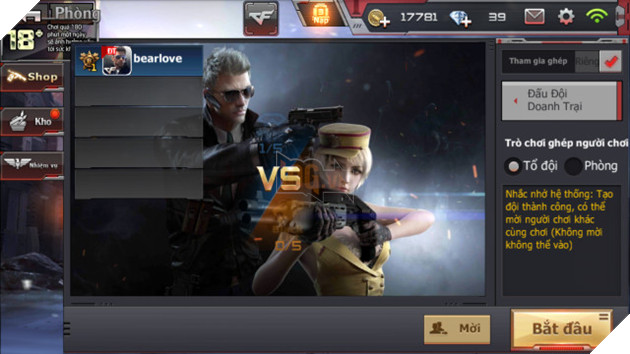 CFL PVP đấu đội 7