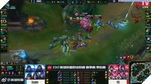 LMHT: Vòng trụ hạng LPL Xuân 2017 - Snake Esport vs Vici Gaming 11