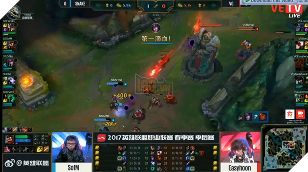 LMHT: Vòng trụ hạng LPL Xuân 2017 - Snake Esport vs Vici Gaming 2