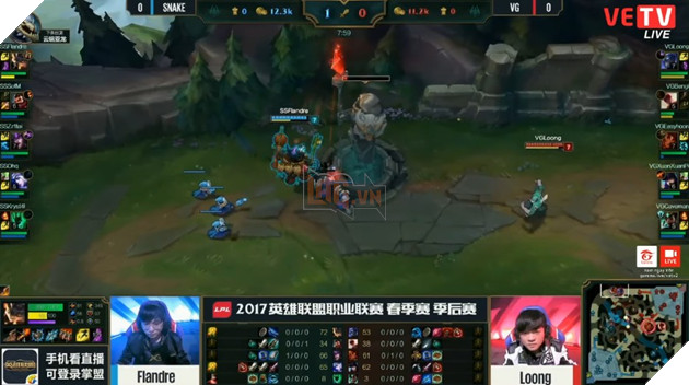 LMHT: Vòng trụ hạng LPL Xuân 2017 - Snake Esport vs Vici Gaming 3