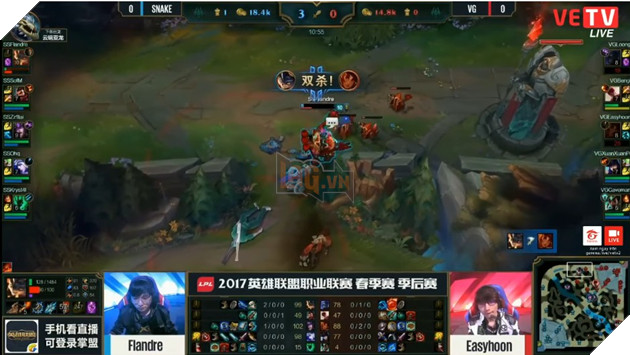 LMHT: Vòng trụ hạng LPL Xuân 2017 - Snake Esport vs Vici Gaming 4