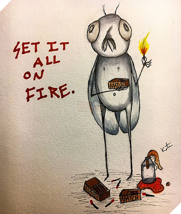 Bộ tranh thuật lại ảo giác kinh hoàng mà cô gái mắc bệnh tâm thần phân liệt nhìn thấy - Ảnh 9.