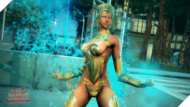 Game siêu 'nóng' League of Maidens toàn gái xinh choảng nhau tung trailer không thể rời mắt