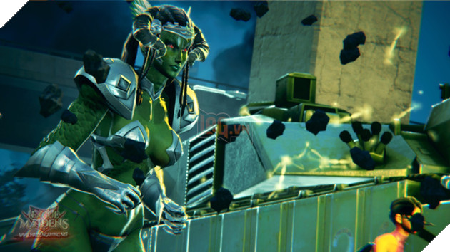 Game siêu 'nóng' League of Maidens toàn gái xinh choảng nhau tung trailer không thể rời mắt