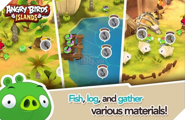 Angry Birds Islands - Clash of Clans phiên bản "chim điên" đã mắt