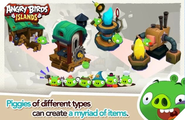 Angry Birds Islands - Clash of Clans phiên bản "chim điên" đã mắt