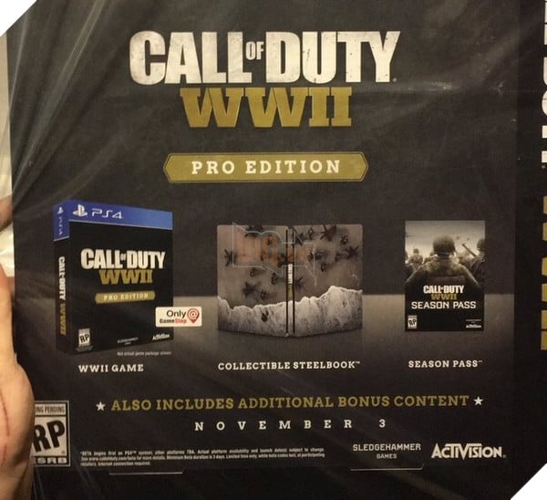 Call of Duty WWII: Chi tiết phiên bản Digital Deluxe và Pro Edition