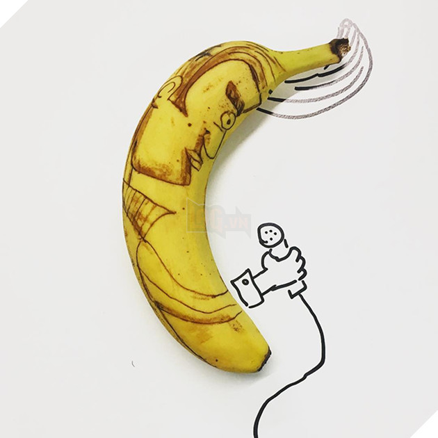 Chàng hoạ sĩ mắc bệnh nghề nghiệp mang chuối thừa ra vẽ tranh - Ảnh 21.