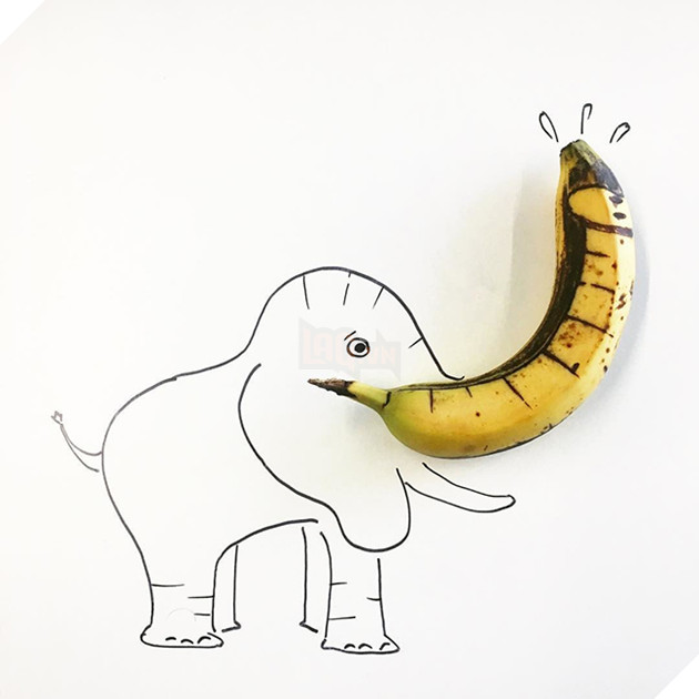 Chàng hoạ sĩ mắc bệnh nghề nghiệp mang chuối thừa ra vẽ tranh - Ảnh 9.