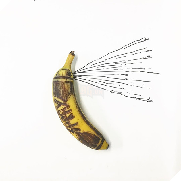 Chàng hoạ sĩ mắc bệnh nghề nghiệp mang chuối thừa ra vẽ tranh - Ảnh 7.