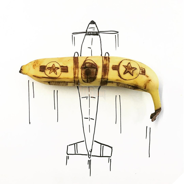 Chàng hoạ sĩ mắc bệnh nghề nghiệp mang chuối thừa ra vẽ tranh - Ảnh 5.