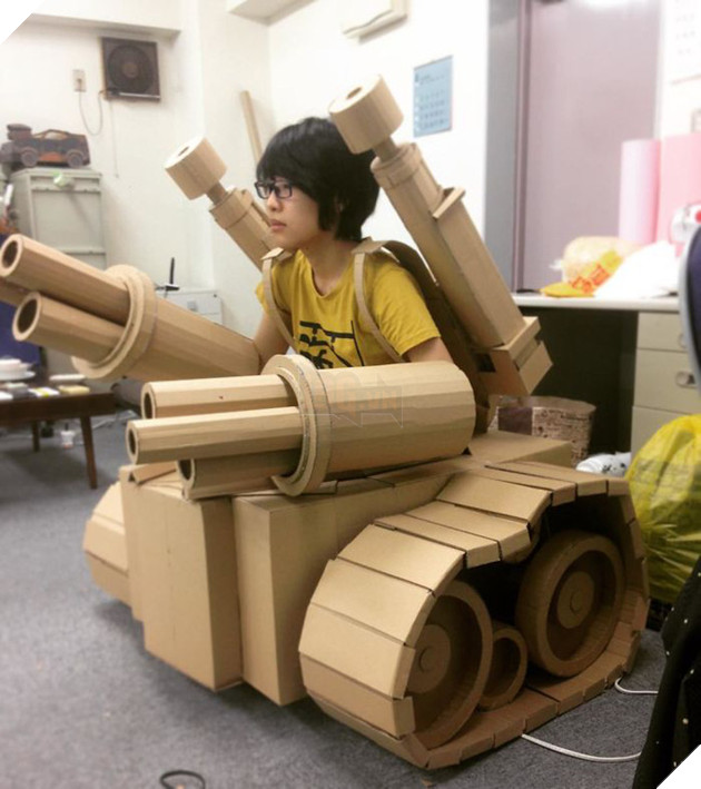 Cô gái Nhật biến bìa các-tông vứt đi thành những mô hình 3D sắc nét - Ảnh 3.