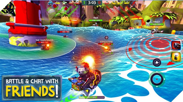 Chơi ngay Battle Bay - Game "thủy chiến" đấu mạng rực lửa từ cha đẻ Angry Birds