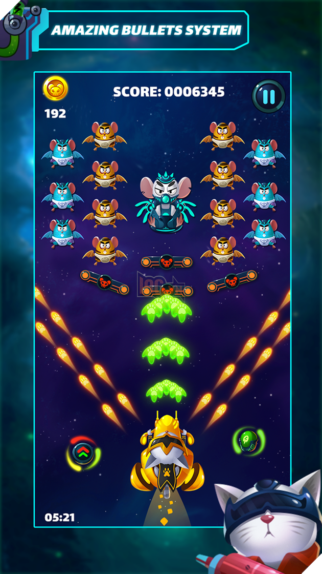 Cat Shooter – Một trải nghiệm mới cho dòng game phi thuyền trên mobile