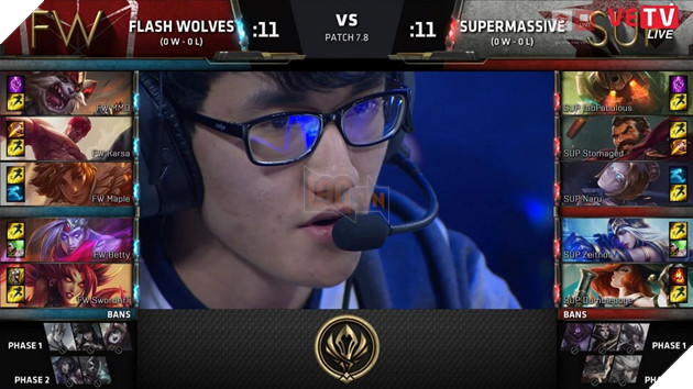 LMHT: Sơ lược diễn biến trận đấu giữa Flash Wolves vs SuperMassive 2