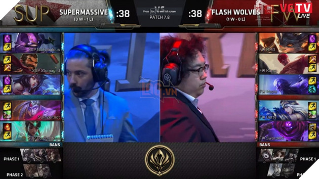 LMHT: Sơ lược diễn biến trận đấu giữa Flash Wolves vs SuperMassive 3
