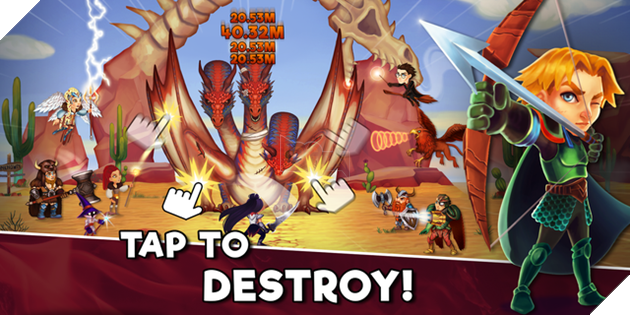 Taps Dragons - Thêm một game chơi mỏi tay nhưng cực dễ nghiện